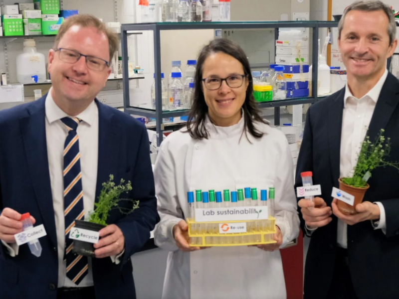 Lab Awarded Sustainability Certificate