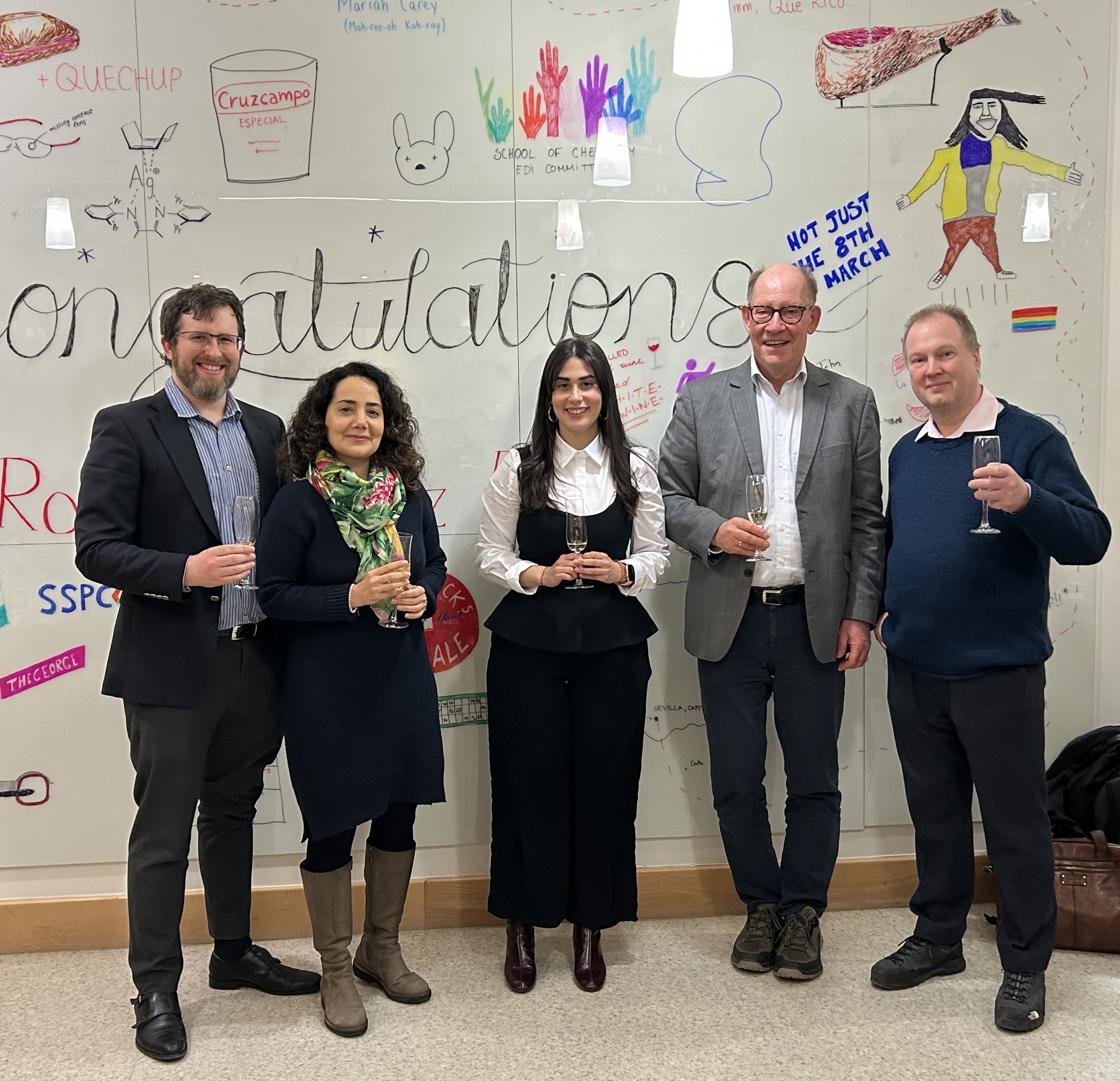 Rosa Fernandez Pison with Leila Negahdar, Mats Tilset and Andrew Phillips